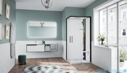 Novellini Glax 1 2.0 kabina z sauna parową 80x80 czarna G21A89M5-1HH