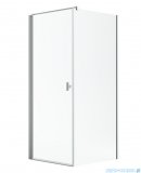 Radaway Nes Kdj I Brushed Nickel kabina 80x90cm lewa szczotkowany nikiel 10022080-91-01L/10039090-01-01