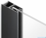 New Trendy Reflexa Black profil poszerzający do drzwi wnękowych oraz kabin prysznicowych 20 mm czarny PP-0034