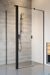 Radaway Nes Black Kds II kabina 120x70cm prawa czarny mat/szkło przejrzyste 10033120-54-01R/10040070-54-01