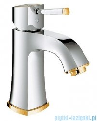 Grohe Bateria umywalkowa Grandera DN15 chrom/złoty bez zestawu odpływowego 23310IG0