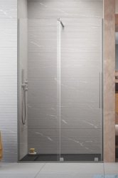 Radaway Furo Brushed Nickel DWJ drzwi prysznicowe 100cm lewe szczotkowany nikiel 10107522-91-01L/10110480-01-01