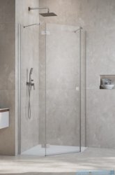 Radaway Essenza Ptj Brushed Nickel kabina pięciokątna 100x90cm lewa szczotkowany nikiel 1385010-91-01L/1385057-01-01