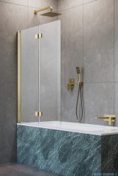 Radaway Nes Pnd I Brushed Gold parawan nawannowy 140cm lewy szczotkowane złoto 10010140-99-01L