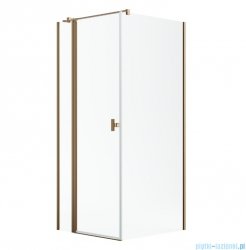 Radaway Nes Kdj II Brushed Copper kabina 120x80cm lewa szczotkowana miedź 10032120-93-01L/10039080-01-01