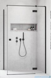 Radaway Essenza 8 Black Kdj kabina 90x90cm prawa czarny mat/szkło przejrzyste 10480612-01-01R/10470237-54-01R/10113090-01-01