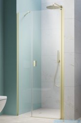 Radaway Nes Brushed Light Gold Dws Drzwi wnękowe 110cm prawe szczotkowane jasne złoto szkło przejrzyste 10028110-98-01R