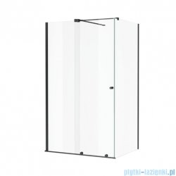 Excellent Ortigo kabina prostokątna 140x90 cm przejrzysta czarny mat KAEX.5016.K.1400.0900.BL