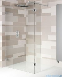 Riho Scandic NXT X402 kabina prysznicowa Walk In 120x200cm czarna G001126121