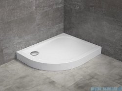 Radaway Delos E Compact Brodzik półokrągły 90x80cm prawy SDE9080-05R