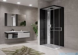 Novellini Glax 2 2.0 kabina z hydromasażem 100x80 lewa biała G22A108ST1-1UH