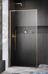 Radaway Modo F SL Gold II kabina Walk-in 85x201,6cm lewa złoty połysk szkło przejrzyste 10419085-09-01L