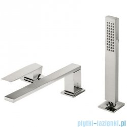 Tres Slim Exclusive bateria wannowa 3-otworowa stal 20216101AC