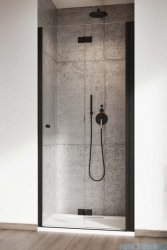 Radaway Nes Black Dwb drzwi wnękowe 80cm prawe czarny mat/szkło przejrzyste 10029080-54-01R