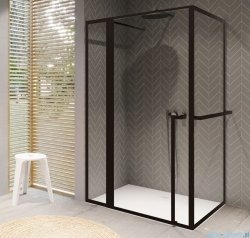 Riho Lucid GD203 kabina prysznicowa z wieszakiem 110x80cm czarna G005016121