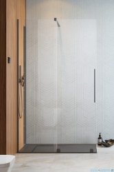 Radaway Furo Brushed GunMetal kabina Walk-in 120x200cm lewa szczotkowany grafit 10106638-92-01L/10110594-01-01