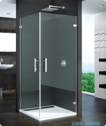 SanSwiss Pur PUE1 Wejście narożne 1-częściowe 40-100cm profil chrom szkło przejrzyste Prawe PUE1DSM11007