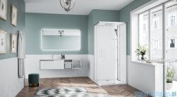 Novellini Glax 1 2.0 kabina standard 90x90 srebrna G21A99TFL-1BB