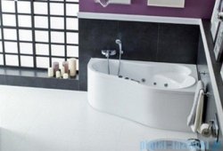 Poolspa Wanna asymetryczna LEDA 160x100 prawa + nogi PWAH510ZN000000