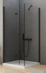 New Trendy New Soleo Black 90x100x195 cm kabina lewa przejrzyste D-0235A/D-0116B