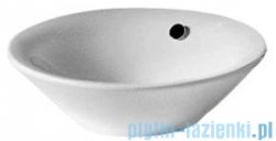 Duravit Starck 1 umywalka stawiana z przelewem bez otworu na baterię 330 mm 040833 00 00