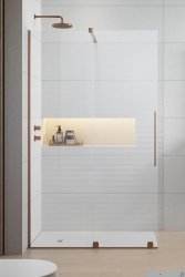 Radaway Furo Brushed Copper kabina 160x200cm lewa szczotkowana miedź 10106838-93-01L/10110794-01-01