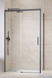Radaway Idea Kdj Brushed GunMetal kabina 100x80cm lewa szczotkowany grafit 387040-92-01L/387051-92-01R