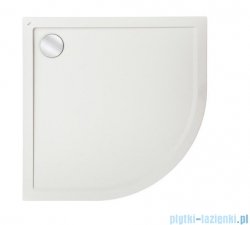 Roca Aeron brodzik półokrągły 80x80x3,5cm biały + syfon A276283100