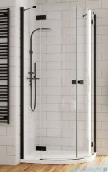 Radaway Essenza New Black Pdd kabina 90x80cm szkło przejrzyste 385001-54-01L/385002-54-01R