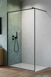 Radaway Nes Black Frame kabina Walk-in 70x200cm czarny mat/szkło przejrzyste 10013070-54-56