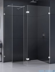 New Trendy Eventa kabina walk-in 110x80x200 cm z dodatkową ścianką przejrzyste EXK-4668/EXK-4643