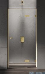 New Trendy Eventa Gold Shine drzwi wnękowe pojedyncze 80x200 cm przejrzyste prawa Złoty połysk EXK-4672