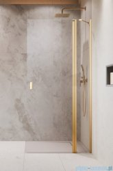 Radaway Nes KDD II Gold kabina walk-in 100cm prawa złoty połysk szkło przejrzyste 10031100-09-01R
