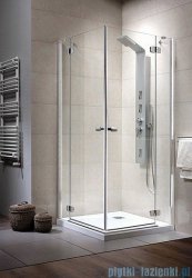 Radaway Kabina prysznicowa Fuenta KDD 90x90 szkło brązowe 381060-08N