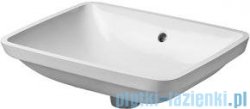 Duravit Starck 3 umywalka podblatowa z przelewem bez półki na baterię 490x365 030549 00 00