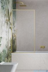 Radaway Modo F SL Brushed Gold PNJ II parawan nawannowy 70cm lewy szczotkowane złoto/przejrzyste 10406070-99-01L