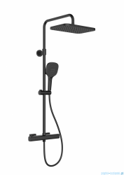 KFA MALAGA BLACK deszczownia z baterią termostatyczną 5756-910-81