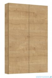 Roca Extra Kolumna łazienkowa niska z 2 drzwiami slim 80x50x12  JASNY DĄB A857960464