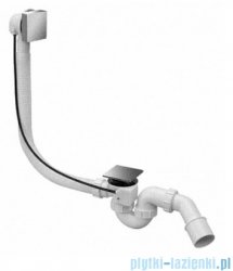McAlpine syfon wannowy z korkiem automatycznym chrom premium kwadrat HC31SQ-CBS1