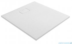 Oltens Bergytan brodzik prostokątny 100x90 cm RockSurface biały 15101000