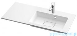 Marmorin Lira 900 umywalka wpuszczana w blat 90x39 bez przelewu i bez otworu na baterie prawa 640090920010
