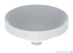 Geberit VariForm Umywalka okrągła wpuszczana w blat 40cm bez przelewu szkliwiony spód KeraTect 500.703.00.2