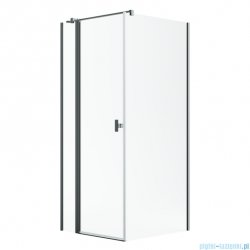 Radaway Nes Kdj II Brushed GunMetal kabina 80x100cm lewa szczotkowany grafit 10032080-92-01L/10039100-01-01