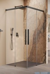 Radaway Idea 8 QL Black Kdd kabina 110x110cm szkło przejrzyste 10590110-54-01L/10590110-54-01R