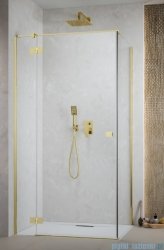 Radaway Essenza 8 Gold Kdj kabina 100x120cm lewa złoty połysk/szkło przejrzyste 10480612-01-01L/10470337-09-01L/10113120-01-01