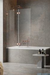 Radaway Essenza Pro Brushed Copper Pnd II parawan nawannowy 120cm lewy szczotkowana miedź 10102120-93-01L