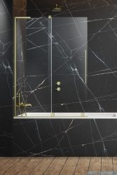 Radaway Furo Brushed Gold SL PND II parawan nawannowy 100cm lewy szczotkowane złoto 10309538-99-01L/10112494-01-01