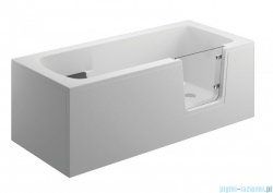 Polimat Avo wanna prostokątna z drzwiami dla osób starszych 140x70cm 00306