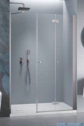 Radaway Nes Brushed Nickel DWSB drzwi wnękowe 120cm W2 prawe szczotkowany nikiel szkło przejrzyste 10044850-91-01R/10045350-01-01