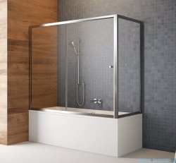 Radaway Vesta Dwj+s parawan nawannowy 170x70cm szkło przejrzyste 209117-01-01/204070-01